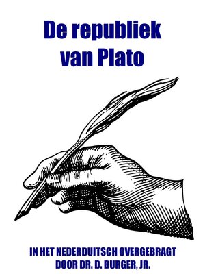 cover image of De Republiek van Plato